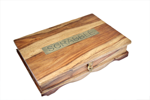 Sheesham Wood Box with Brass Embossing