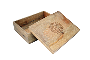 Multi-Purpose wooden Box with Logo